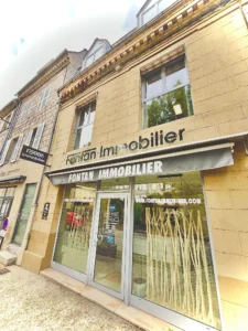 Devanture de l’agence Fontan Immobilier à Brive-la-Gaillarde